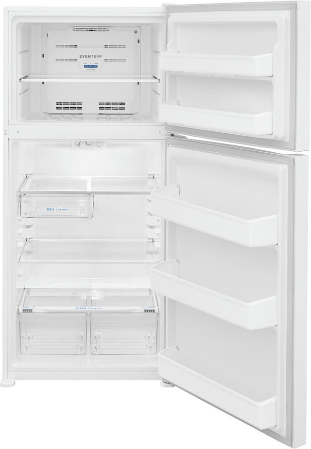 Frigidaire FFTR1835VW 30 Inch Top Freezer Refrigerator with 18.3 Cu. Ft....