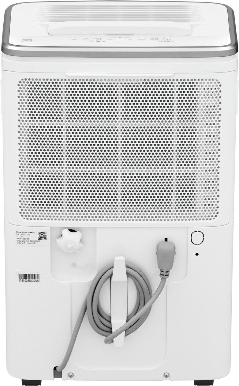 Frigidaire FGAC5045W1 50 Pint Dehumidifier with WiFi: White