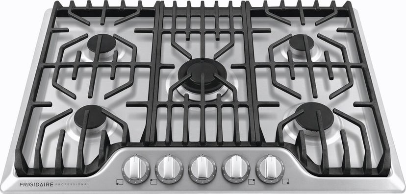 Frigidaire FPGC3077RS Gas Cooktop with 5 Sealed Burners and Removable Gr...