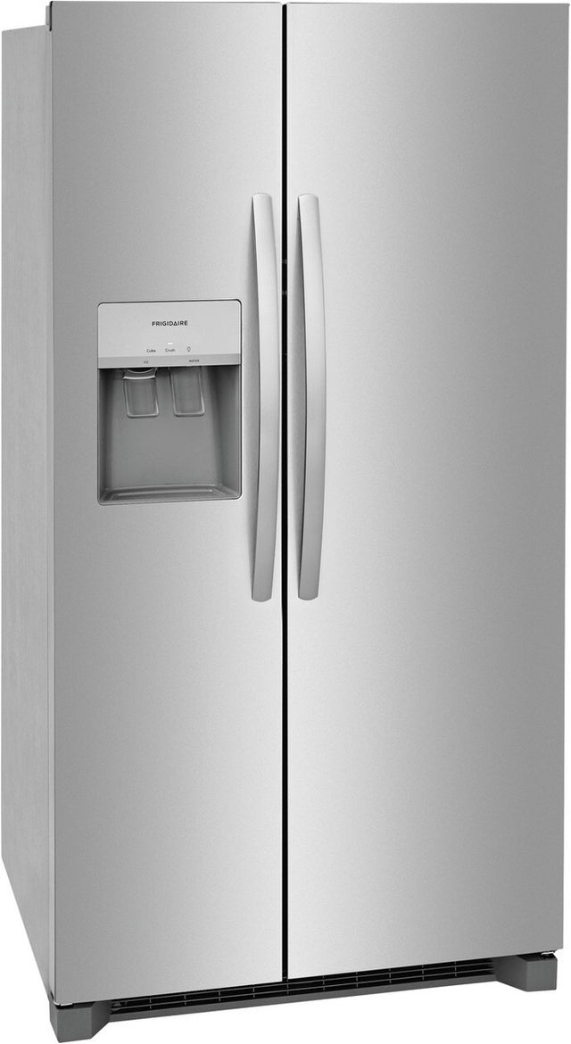 Frigidaire FRSS2623AS 36 Inch Freestanding Side by Side Refrigerator wit...