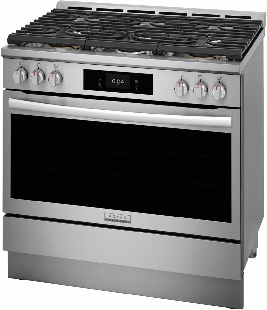Frigidaire GCFD3661AF 36 Inch Freestanding Dual Fuel Range Smudge
