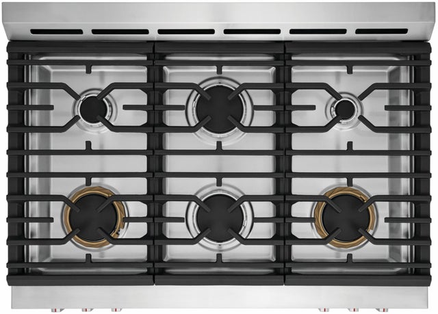 Frigidaire GCFD3661AF 36 Inch Freestanding Dual Fuel Range: Stainless St...