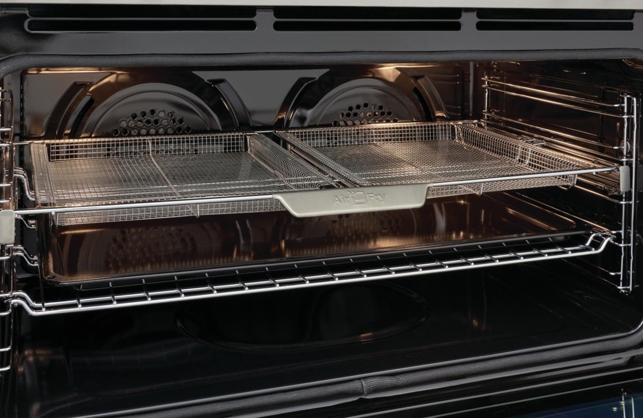 Frigidaire GCFD3661AF 36 Inch Freestanding Dual Fuel Range Smudge