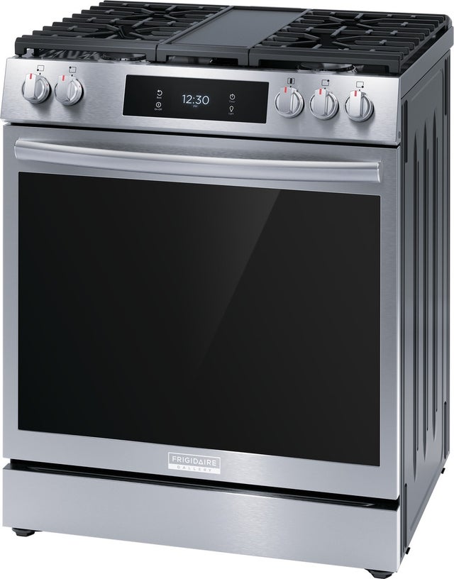 Frigidaire GCFG3060BF 30" Freestanding Gas Range w/ Air Fry: Stainless S...