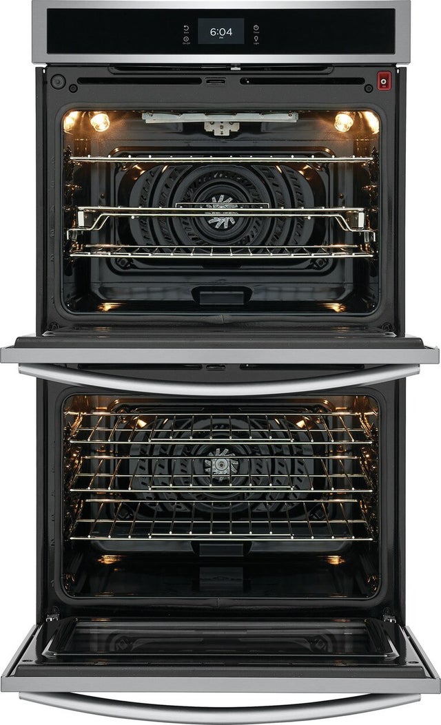 Frigidaire GCWD3067AF 30 Inch Double Electric Wall Oven with Air Fry, 10...