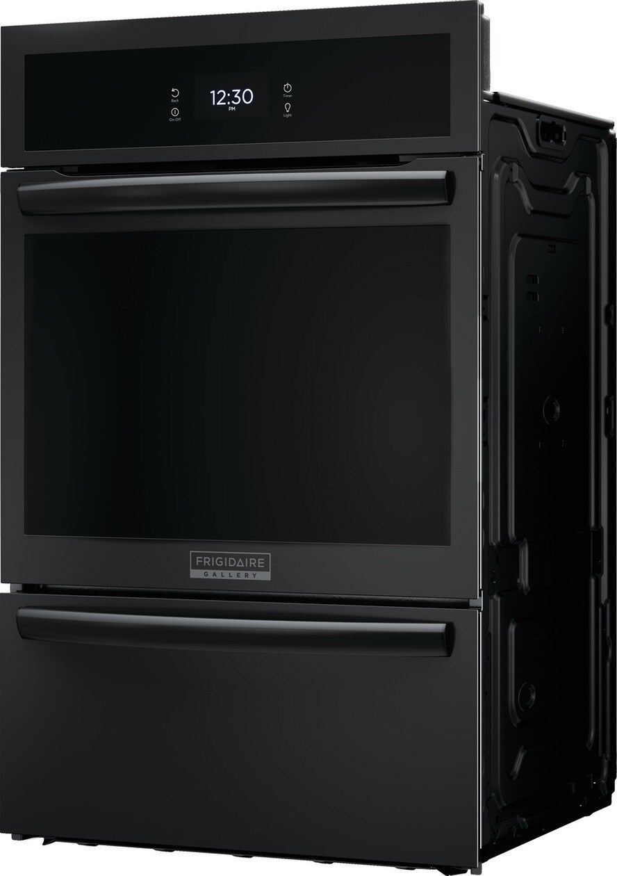 Frigidaire GCWG2438AB 24 Inch Single Gas Wall Oven Black