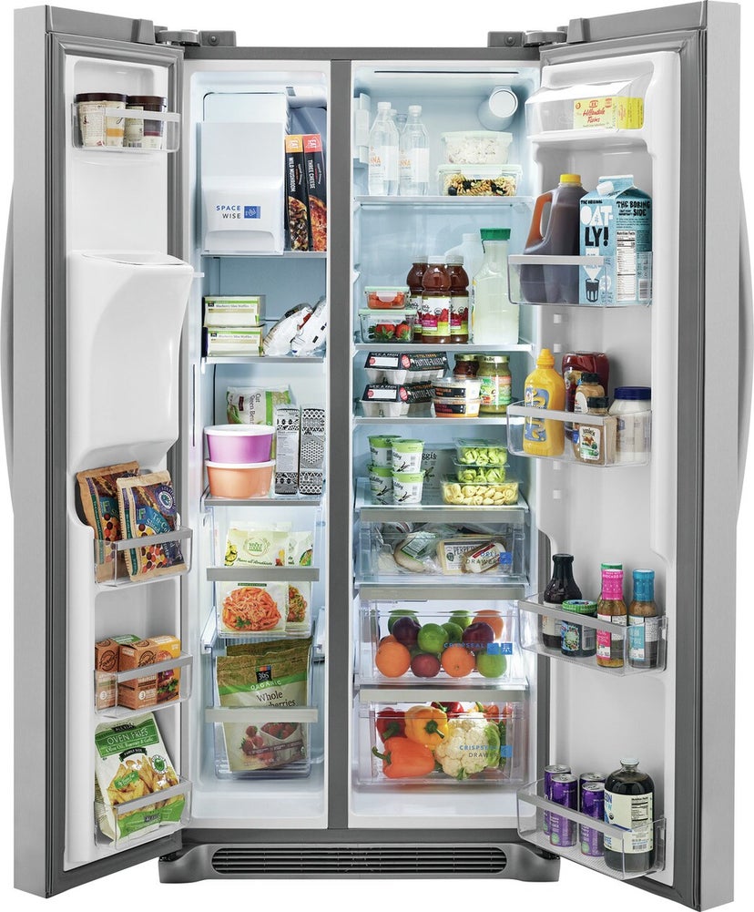 Frigidaire GRSS2352AF 33 Inch Freestanding Side by Side Refrigerator wit...