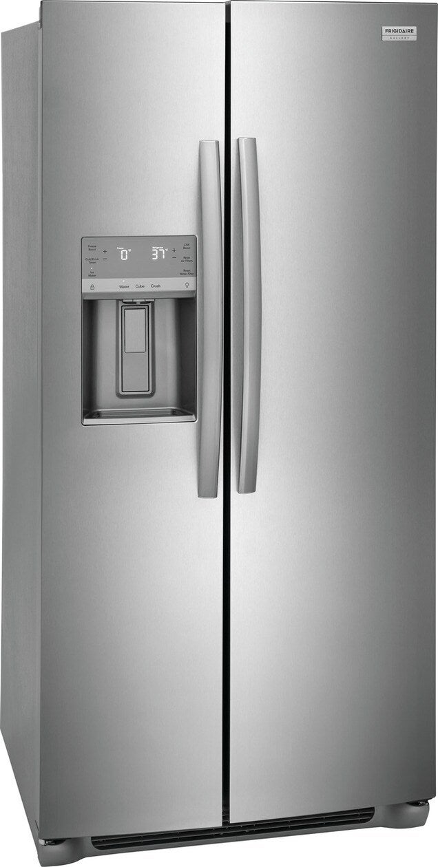 Frigidaire GRSS2352AF 33 Inch Freestanding Side by Side Refrigerator wit...