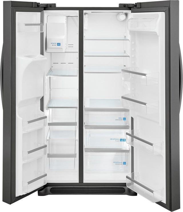 Frigidaire GRSS2652AD 36 Inch, 25.6 Cu. Ft. Freestanding Side by Side Re...