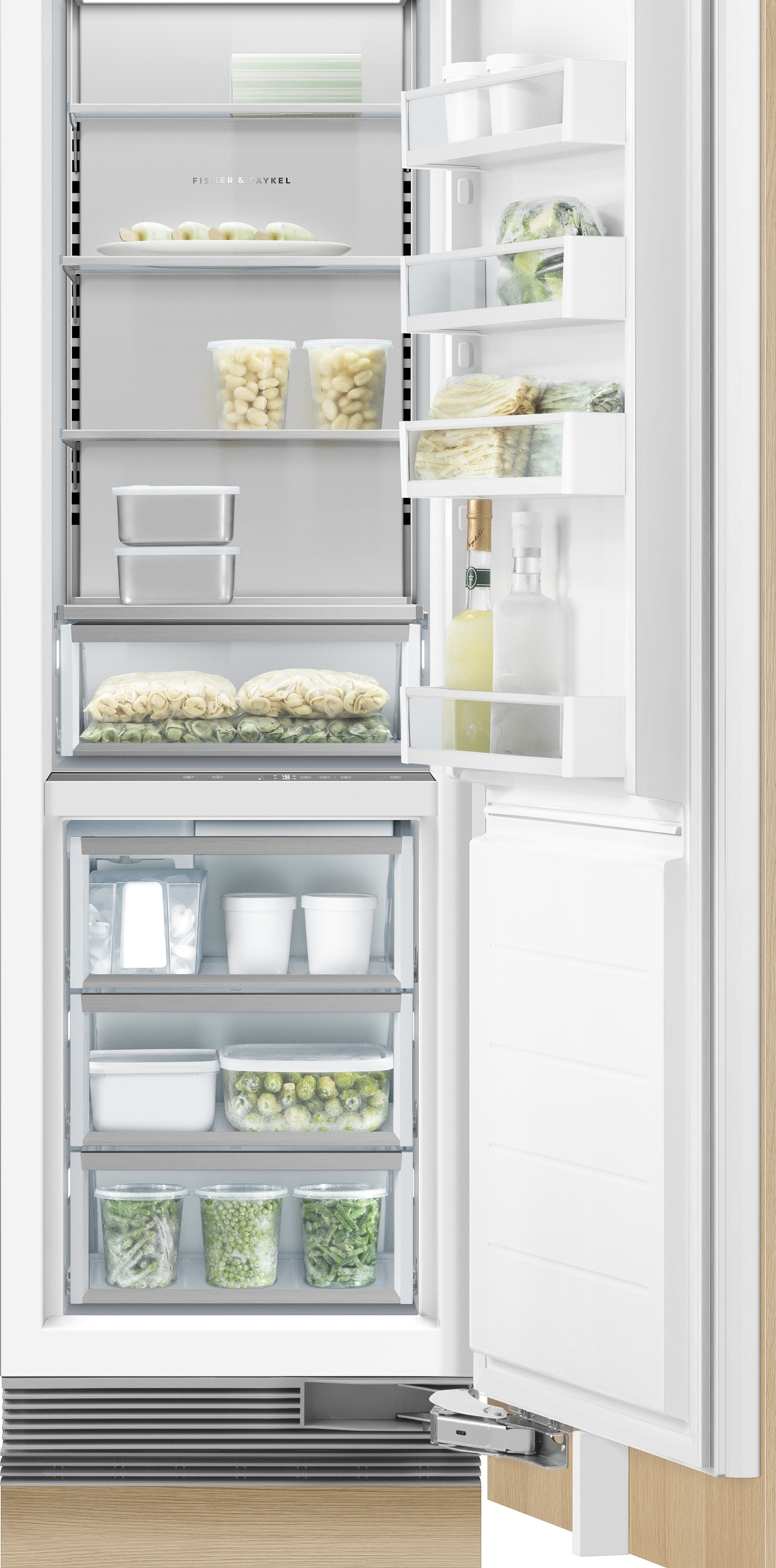 Fisher Paykel RS2484FRJ1 Panel Ready, Right Hinge with White Interior