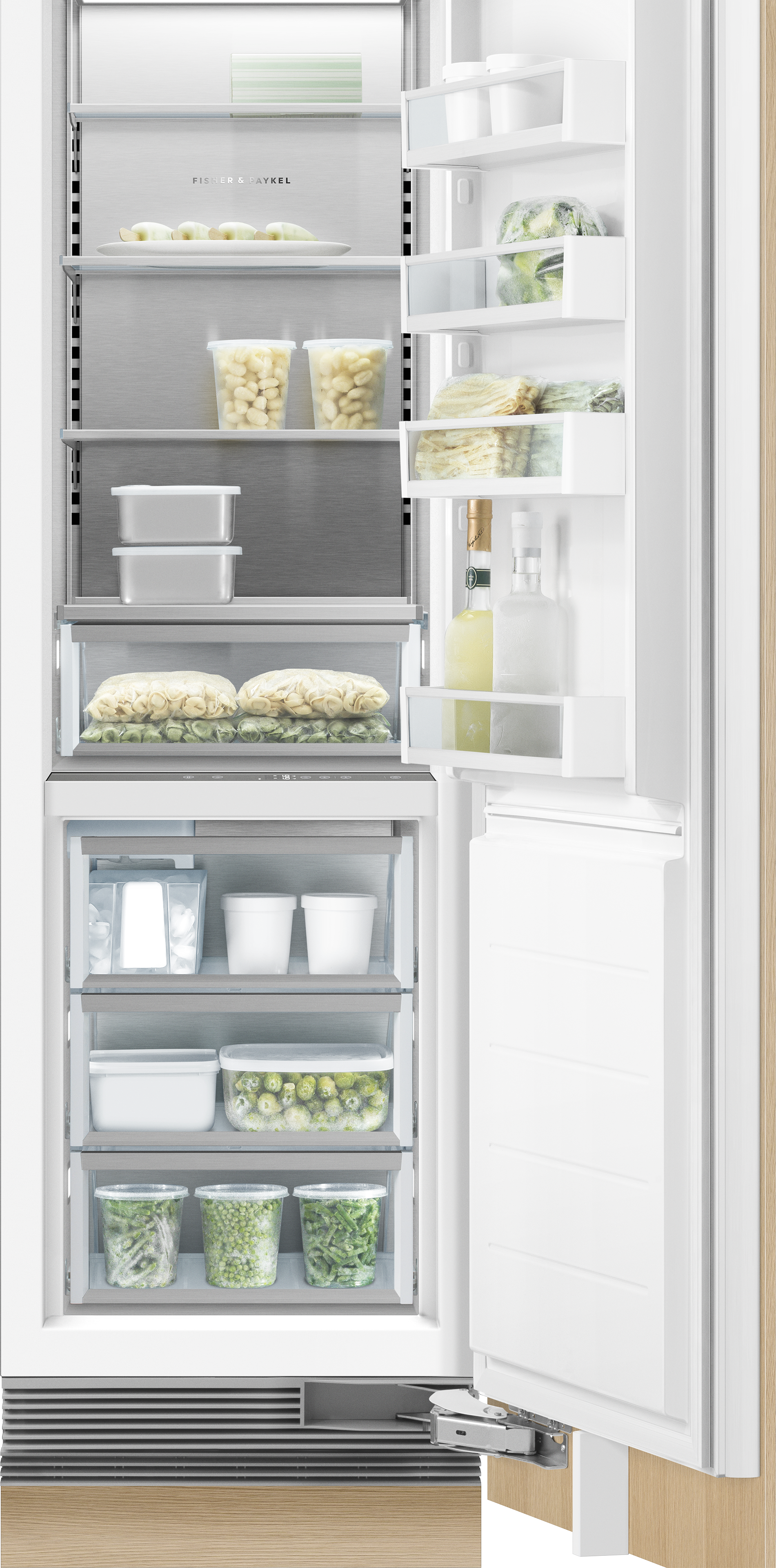 Fisher Paykel RS2484FRJK1 Panel Ready, Right Hinge with Stainless Steel Inte...