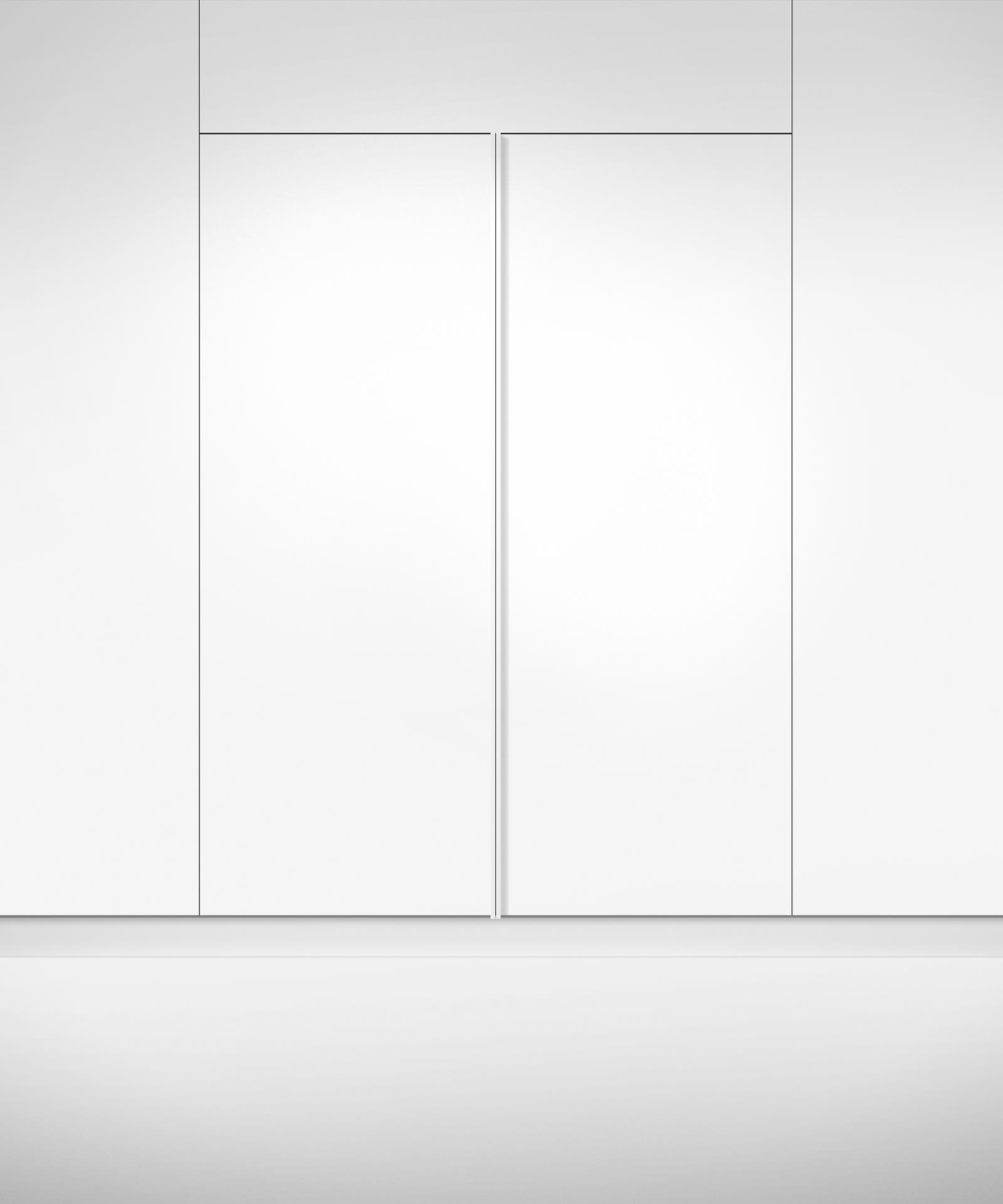 Fisher Paykel RS3084FLJ1 Panel Ready, Left Hinge with White Interior