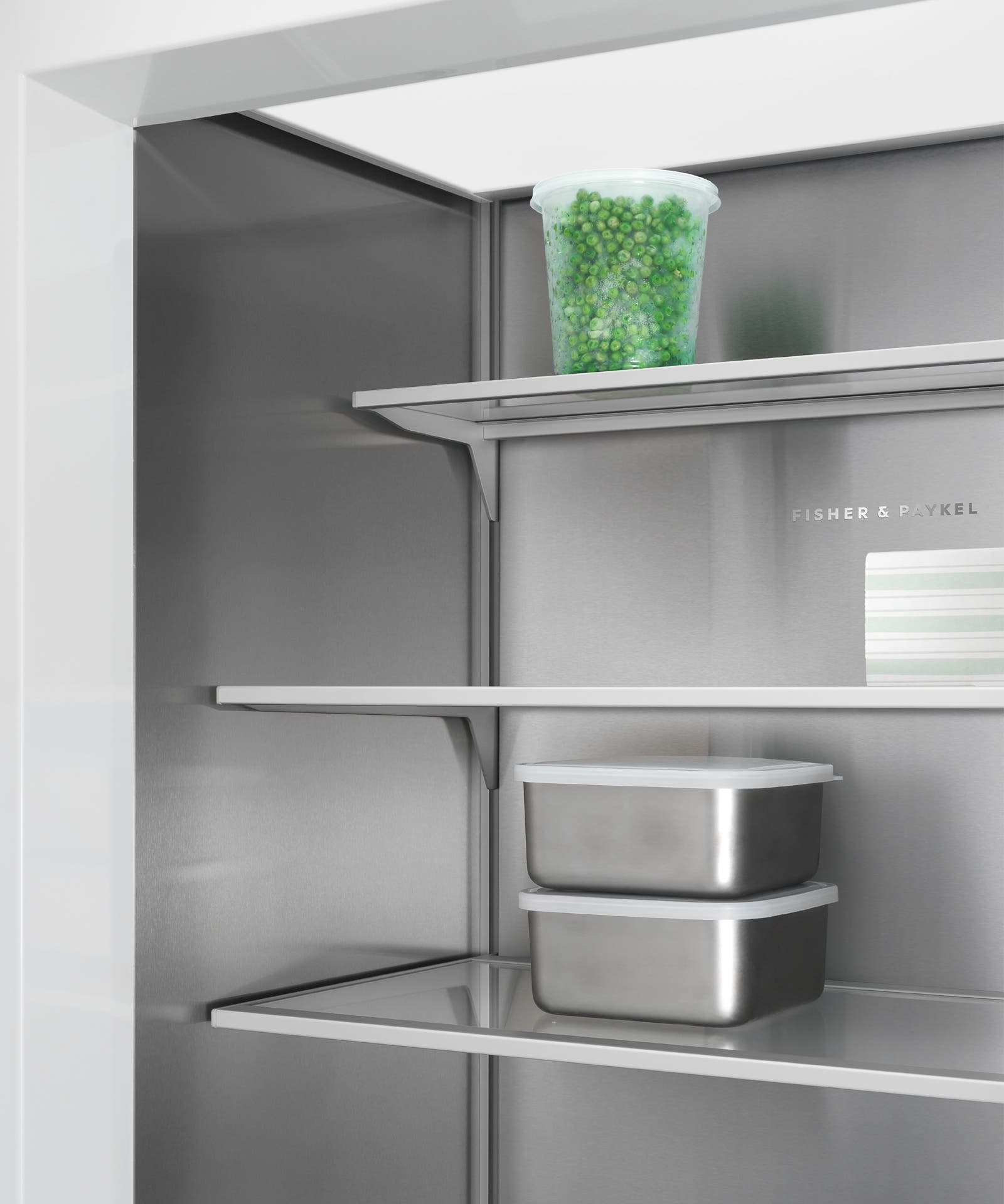 Fisher Paykel RS3084FLJ1 Panel Ready, Left Hinge with White Interior