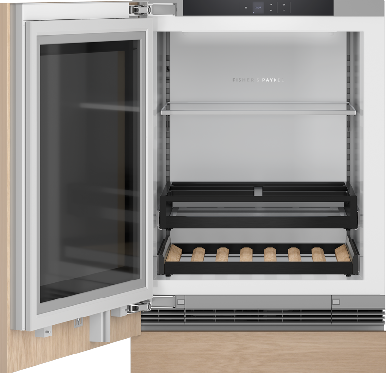 Fisher Paykel RS2435SBLT1 Integrated Series 24 Inch Built-In Beverage Center...