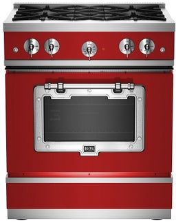 Carmine Red With Chrome Trim, Natural Gas