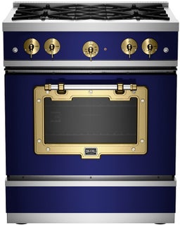 Cobalt With Brushed Brass Trim, Liquid Propane