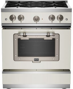 Grey White With Satin Nickel Trim, Natural Gas