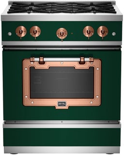 Moss Green With Brushed Copper Trim, Liquid Propane