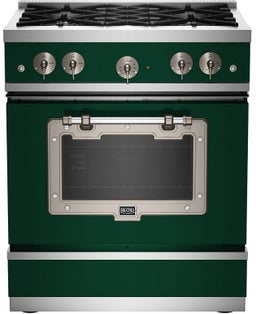 Moss Green With Satin Nickel Trim, Natural Gas