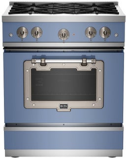 Pastel Blue With Satin Nickel Trim, Liquid Propane