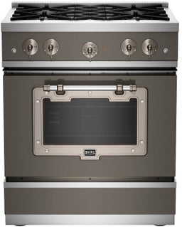 Quartz Grey With Satin Nickel Trim, Natural Gas