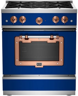 Signal Blue With Brushed Copper Trim, Liquid Propane