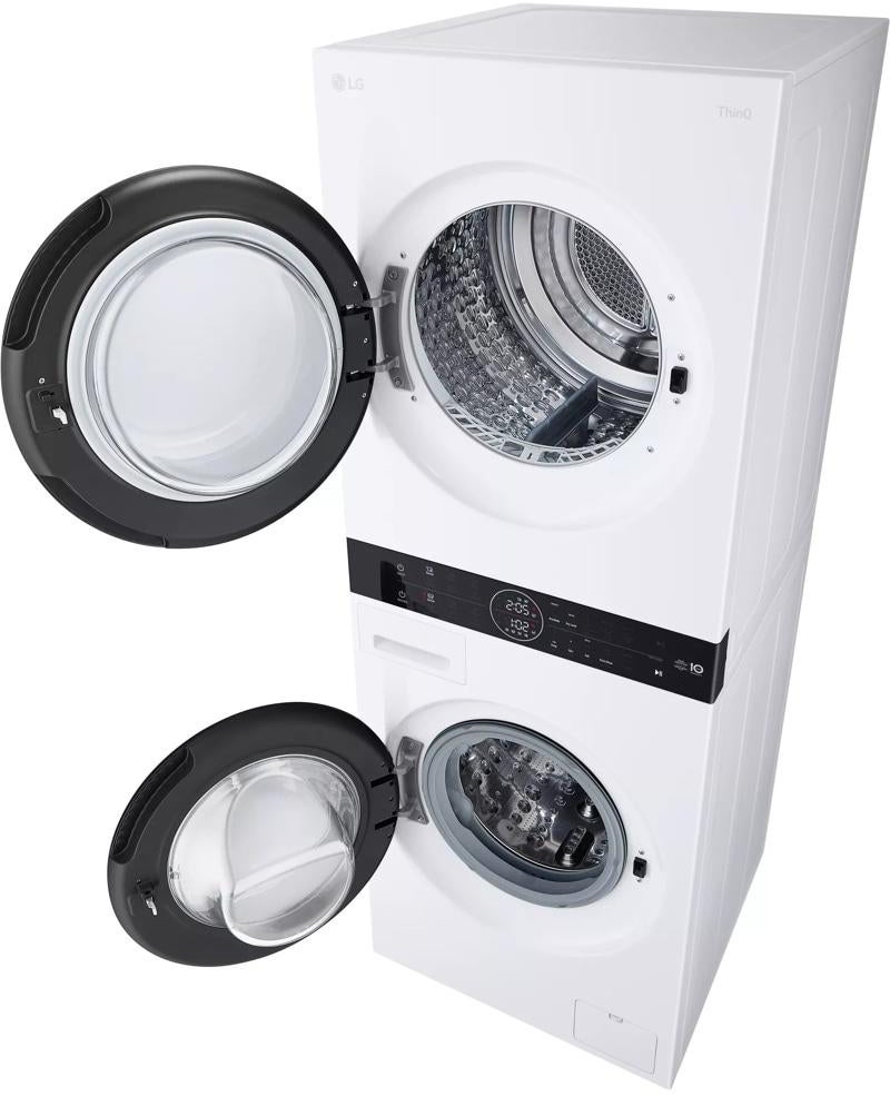 LG WKHC152HWA 24 Inch Smart Electric Laundry Center with 2.4 cu....