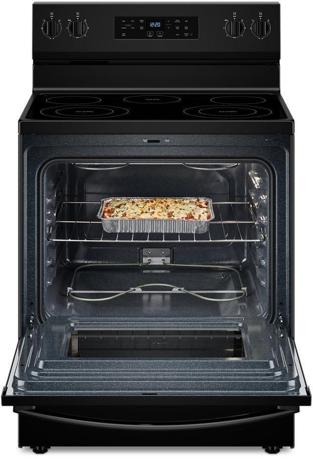 Whirlpool WFES3330RB 30 Inch Electric Freestanding Range: Black