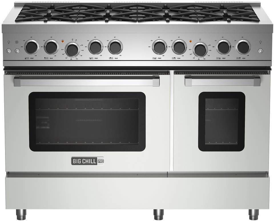 Big Chill BCPRO48MWNG Matte White, Natural Gas