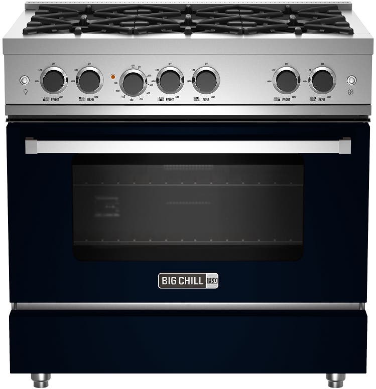 Big Chill BCPRO36BBNG Black Blue, Natural Gas