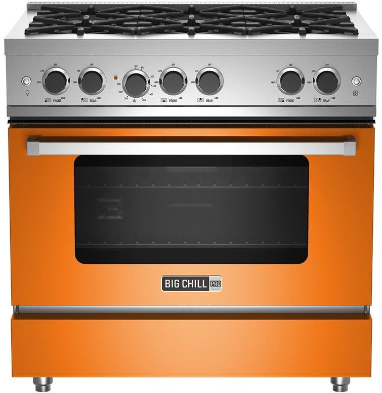 Big Chill BCPRO36OLP Orange, Liquid Propane