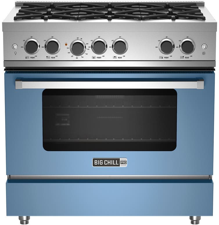 Big Chill BCPRO36PBLP Pastel Blue, Liquid Propane