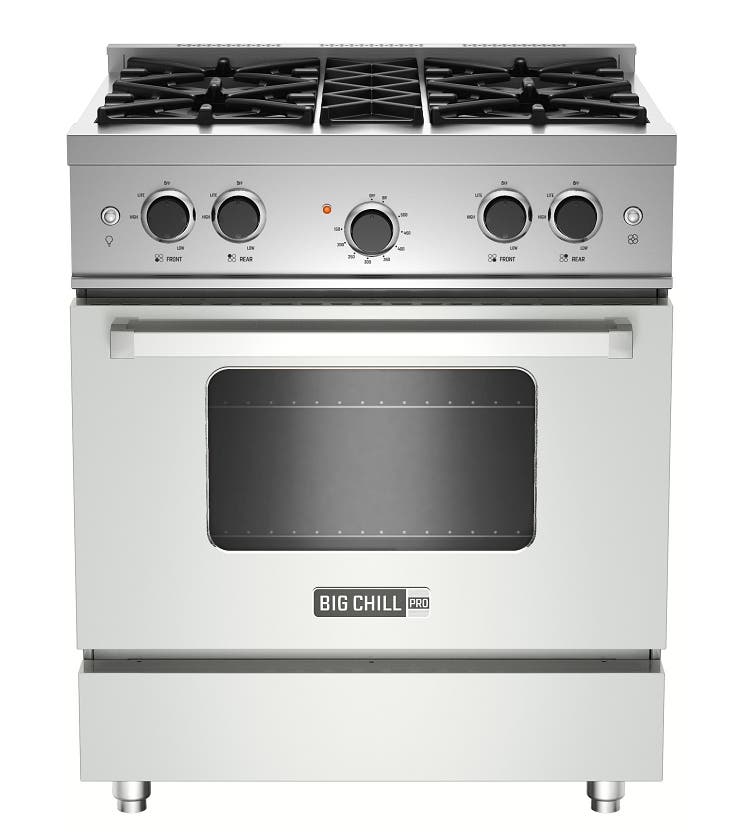 Big Chill BCPRO30MWNG Matte White, Natural Gas