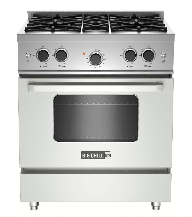 Big Chill BCPRO30MWLP Matte White, Liquid Propane