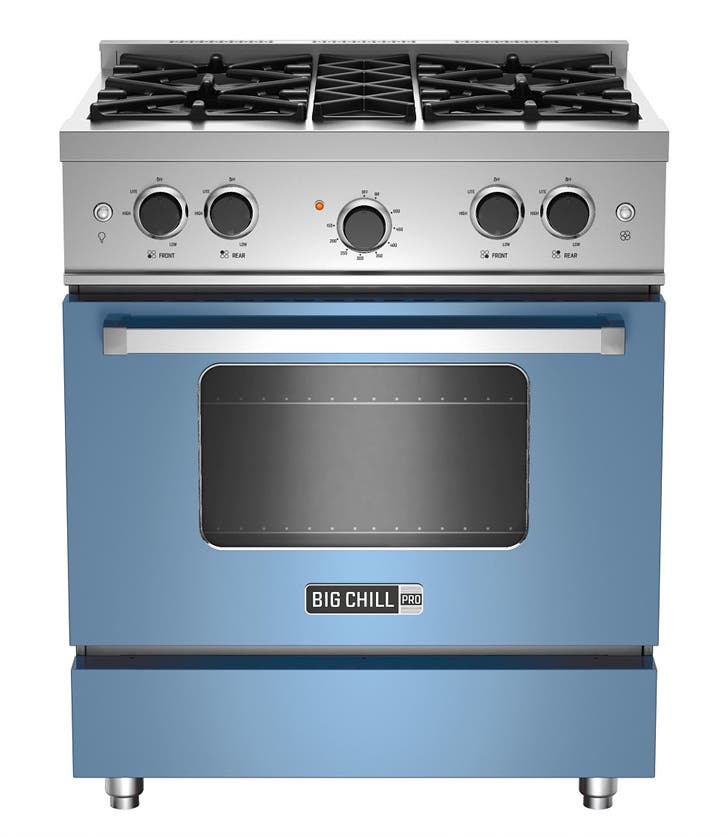 Big Chill BCPRO30PBNG Pastel Blue, Natural Gas