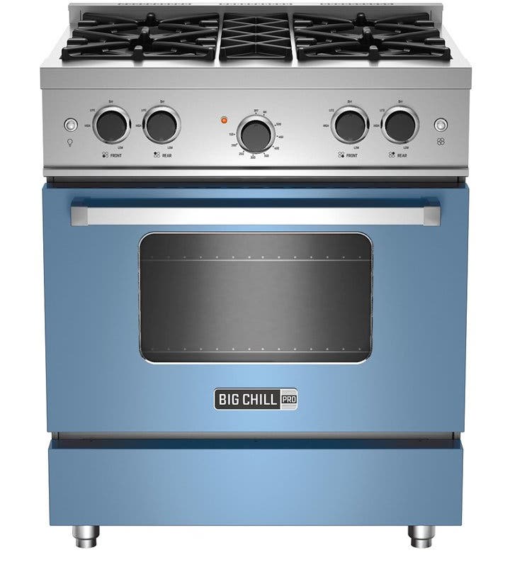 Big Chill BCPRO30PBLP Pastel Blue, Liquid Propane