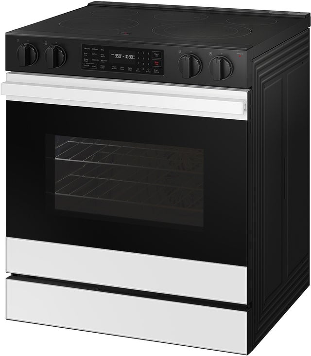 Samsung NSE6DB830012 30 Inch Slide-In Electric Smart Range with 5 Eleme...