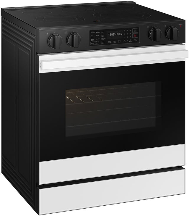 Samsung NSE6DB830012 30 Inch Slide-In Electric Smart Range with 5 Eleme...