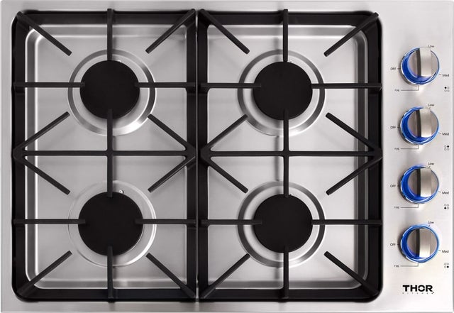 Thor TGC3001 30 Inch Gas Cooktop with 4 Sealed Burners, Continu...