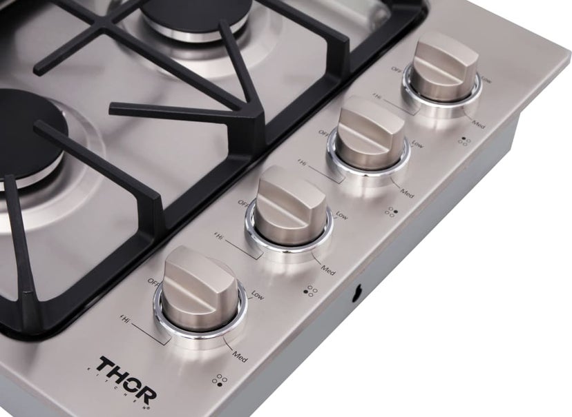 Thor TGC3001 30 Inch Gas Cooktop with 4 Sealed Burners, Continu...