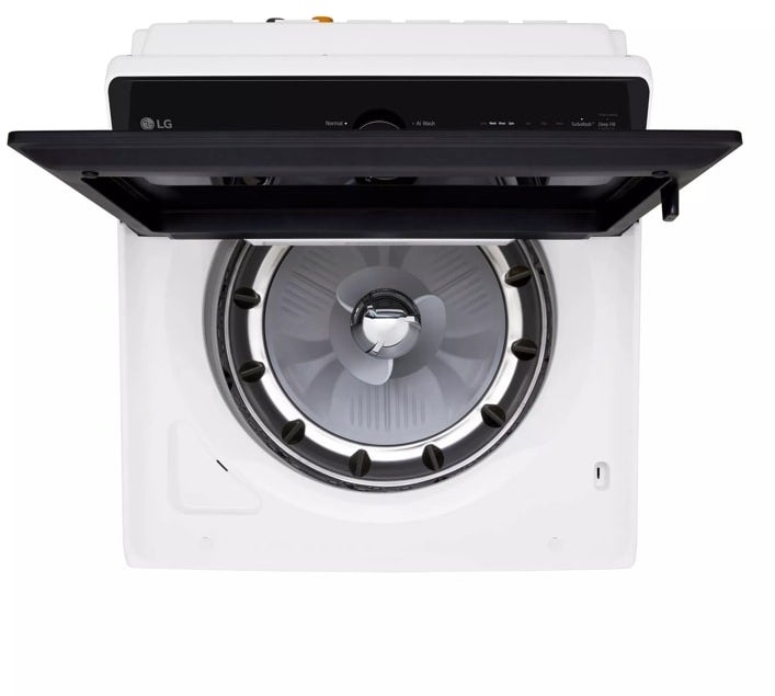 LG WT8405CW 27 Inch Top Load Washer with 5.3 cu ft Mega Capaci...