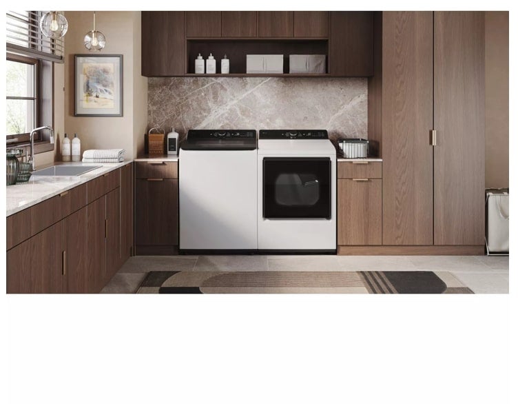 LG WT8405CW 27 Inch Top Load Washer with 5.3 cu ft Mega Capaci...