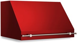 Carmine Red With Satin Nickel Trim