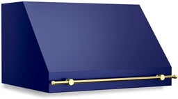 Cobalt With Brushed Brass Trim