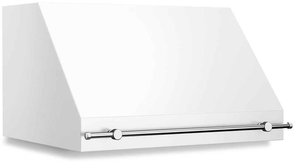 Big Chill BCCH3018LCRMW 30 Inch Classic Vent Hood: Matte White With Chrome...