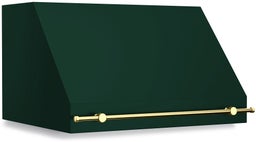 Moss Green With Brushed Brass Trim