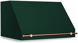 Moss Green With Brushed Copper Trim