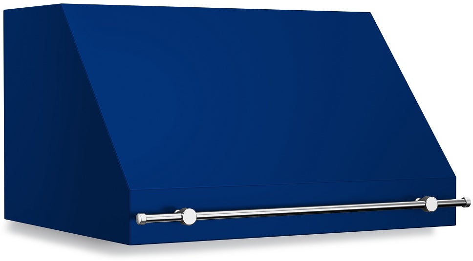 Big Chill BCCH3018LCRSB 30 Inch Classic Vent Hood: Signal Blue With Chrome...