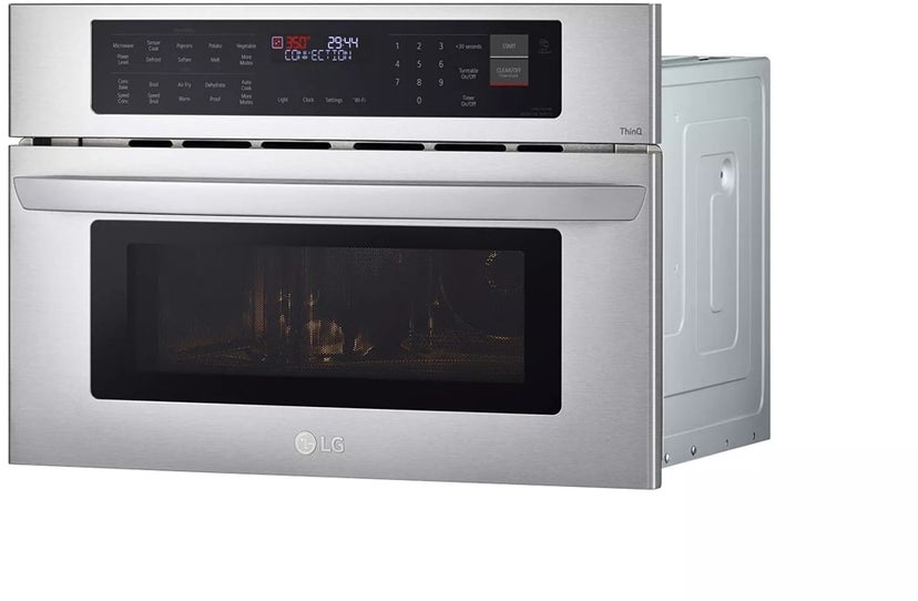 LG MZBZ1715S 30" Turbo Cook Built-in Microwave: Stainless Steel