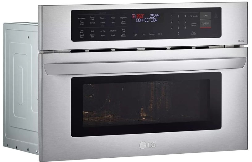 LG MZBZ1715S 30" Turbo Cook Built-in Microwave: Stainless Steel